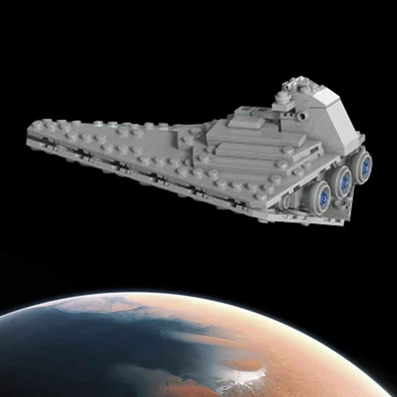 GOBRICKS MOC 47569 Mini Scale Destroyer Over Jedha - YWOBB