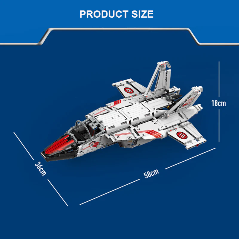 Mould King 15013 RC Airplane - YWOBB