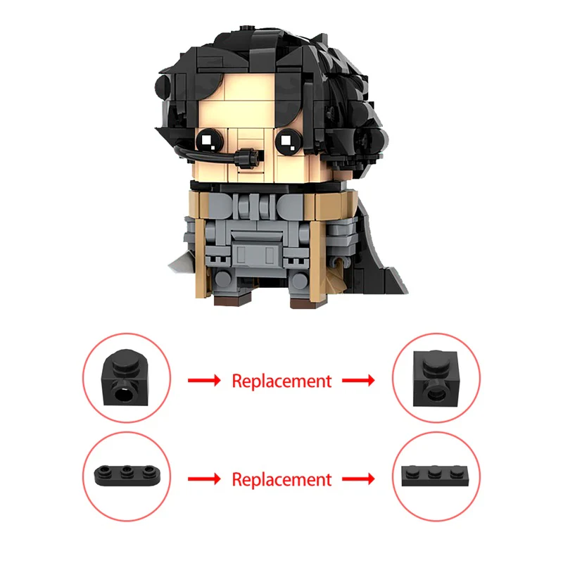 GOBRICKS MOC 178097 Paul Atreides - YWOBB