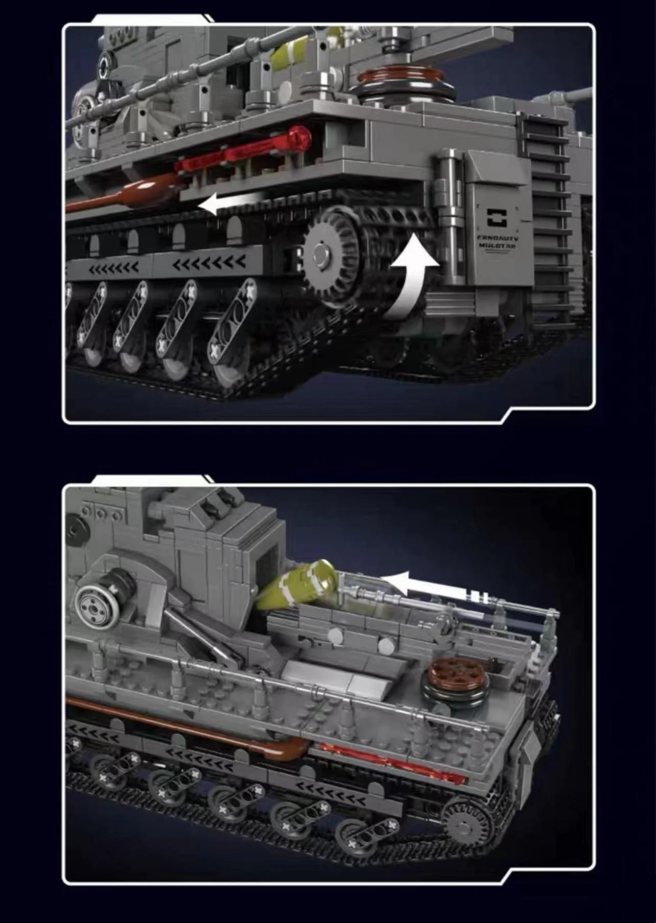 Mould King 20028 Karl Mortar - YWOBB