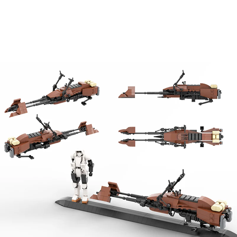 GOBRICKS MOC 132712 74-Z Speeder Bike - YWOBB