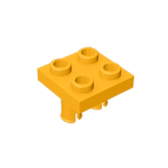 GOBRICKS GDS-1191 Modified 2 x 2 with Pins on Bottom - YWOBB