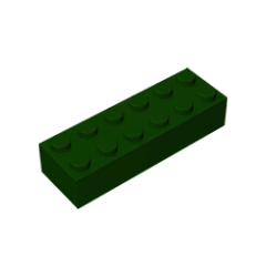 GOBRICKS GDS-543 Brick 2 x 6 - YWOBB