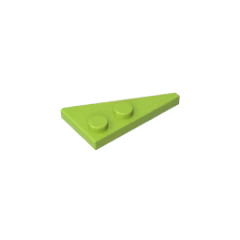 GOBRICKS GDS-90175 Wedge Plate 4 x 2 Left Pointed - YWOBB