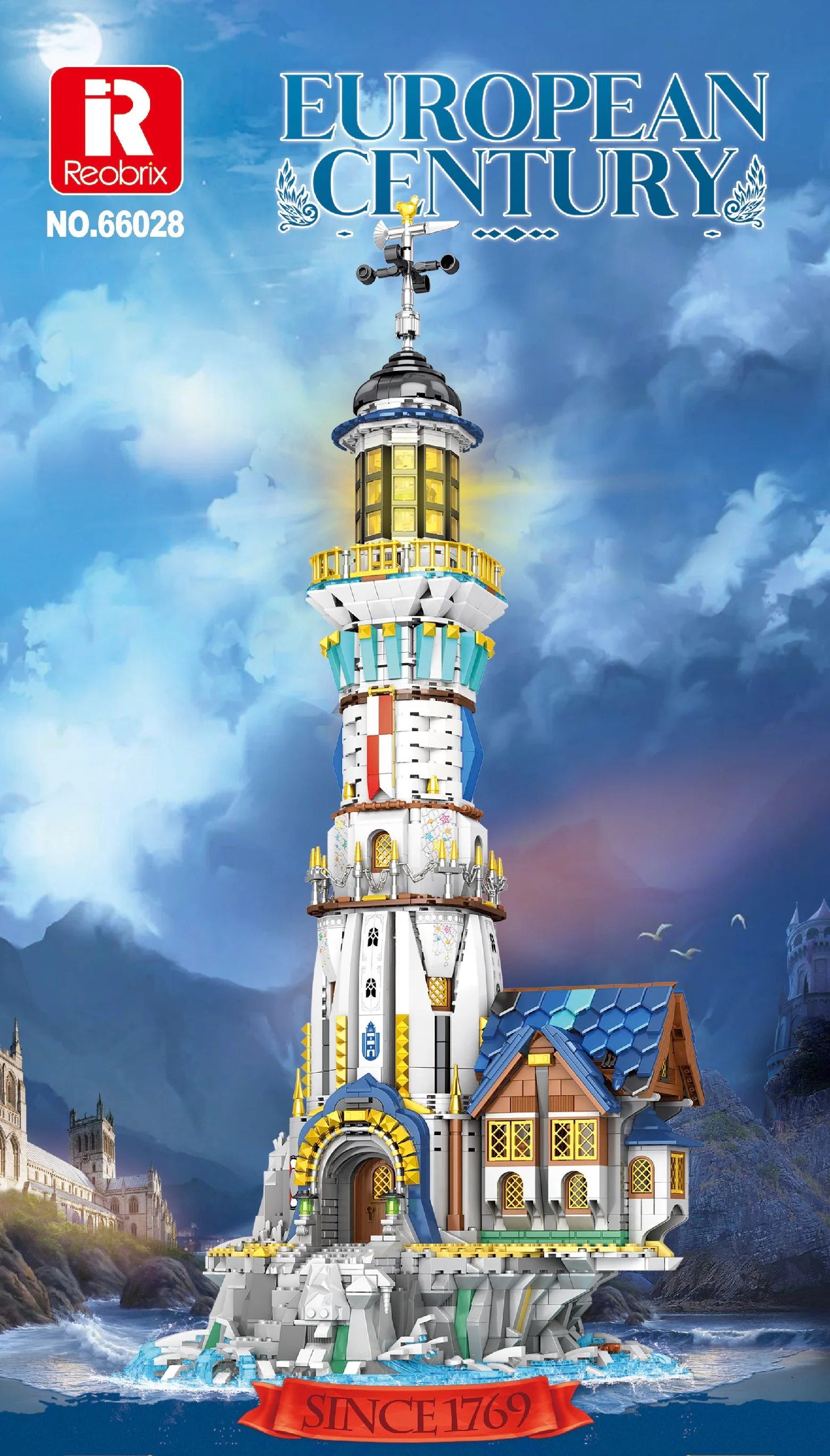 Reobrix 66028 Medieval Lighthouse - YWOBB