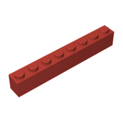 GOBRICKS GDS-536 Brick 1 x 8 - YWOBB