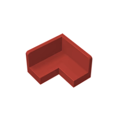 GOBRICKS GDS-1042 Panel 2 x 2 x 1 Corner - YWOBB