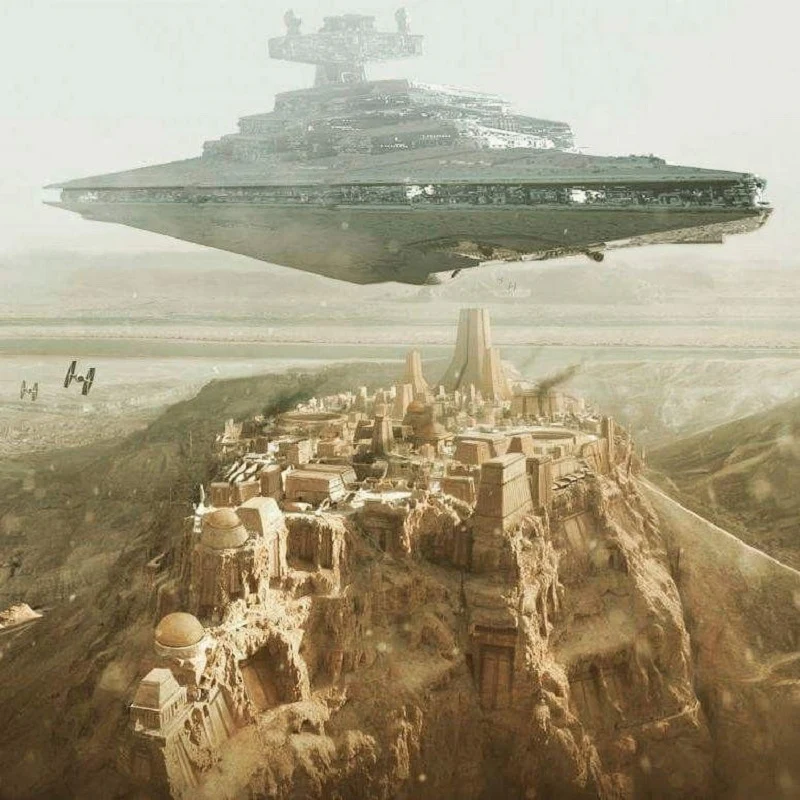 MOC 18916 The Empire over Jedha City - YWOBB