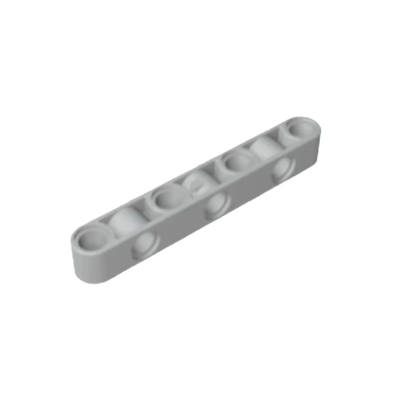 GOBRICKS GDS-1592 Liftarm Modified Perpendicular Holes Thick 1 x 7 - YWOBB