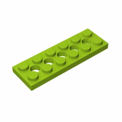 GOBRICKS GDS-698  Plate 2 x 6 with 5 Holes - YWOBB