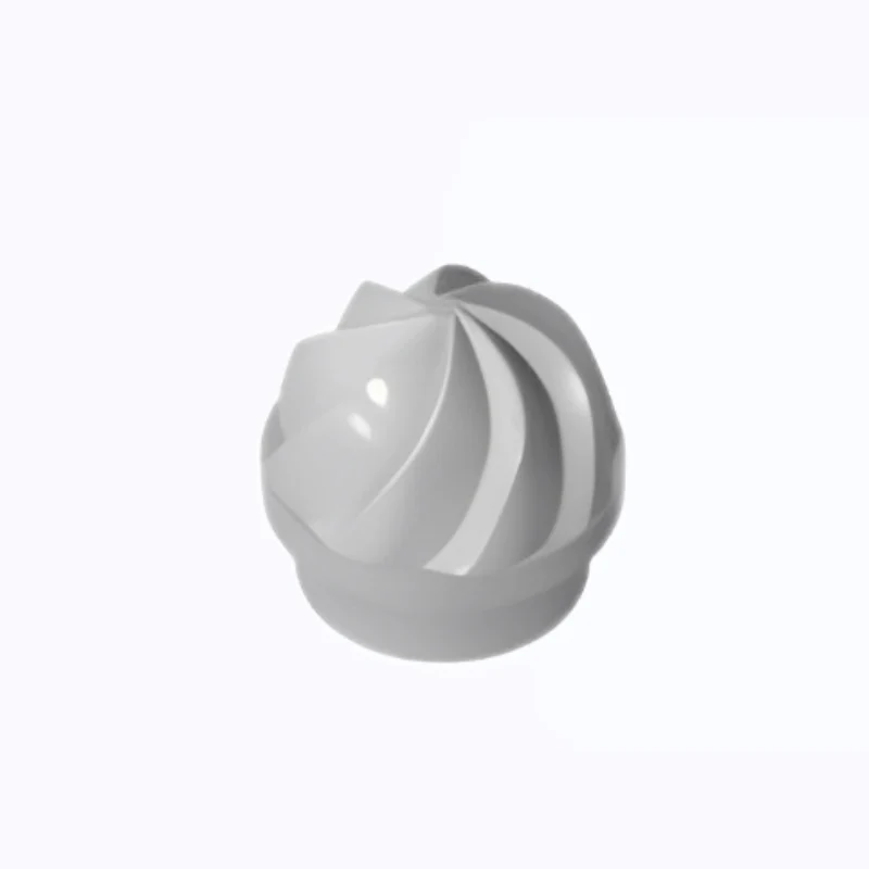 GOBRICKS GDS-M158 Round 1 x 1 with Vertical Swirl / Twist - YWOBB