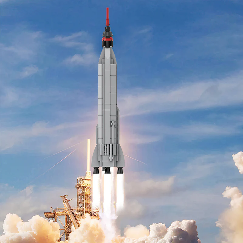 GOBRICKS MOC 36530 Mercury Atlas [1:110 Scale] - YWOBB