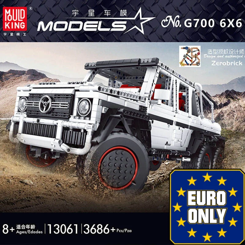 Mould King 13061 RC Mercedes Benz G700 6x6 OVP EU Warehouse Version - YWOBB