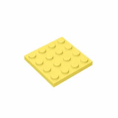 GOBRICKS GDS-519 Plate 4 x 4 - YWOBB