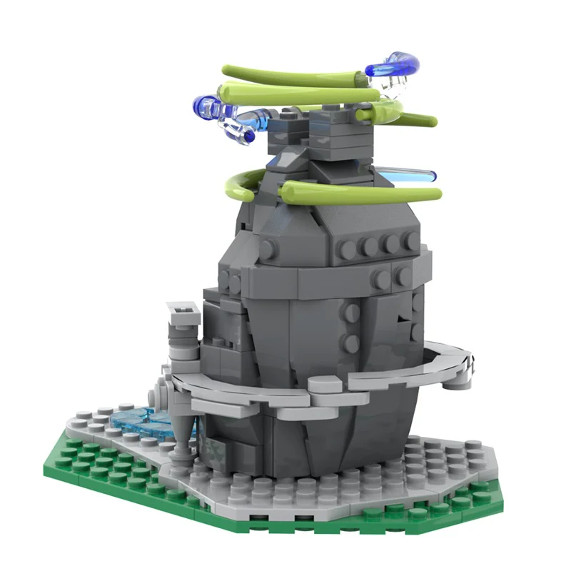 GOBRICKS MOC 153790 Shrine of Light - Zelda Tears of the Kingdom - YWOBB
