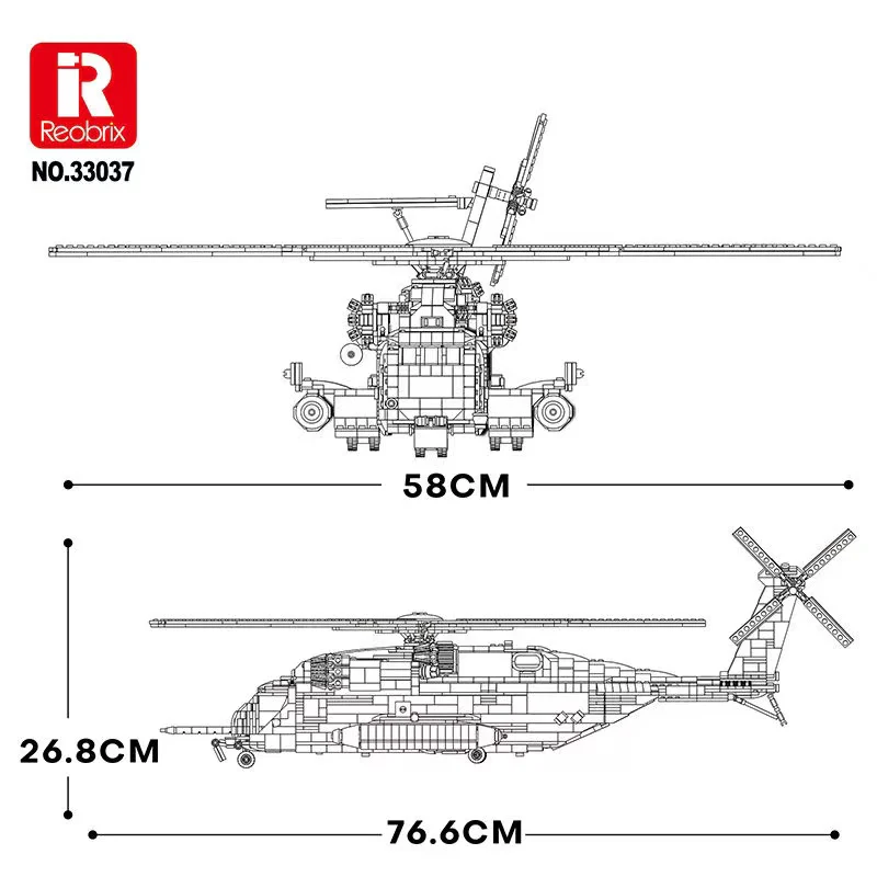 Reobrix 33037 CH-53 Transport Helicopter - YWOBB