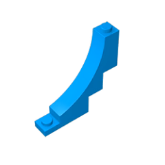 GOBRICKS GDS-718  Arch 1 x 5 x 4 Inverted - YWOBB