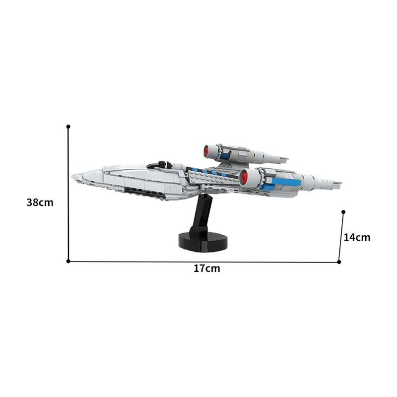 GOBRICKS MOC 179708 USS Protostar - YWOBB