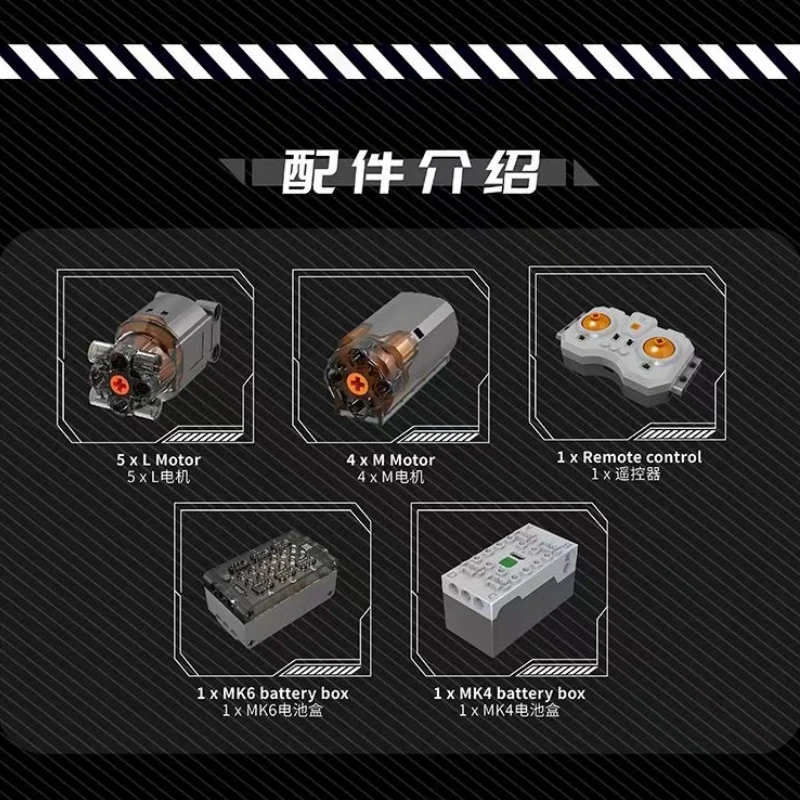 Mould King 13130S Terex RH400 Mining Excavator - YWOBB