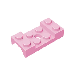 GOBRICKS GDS-1064 Mudguard 2 x 4 with Arch Studded with Hole - YWOBB