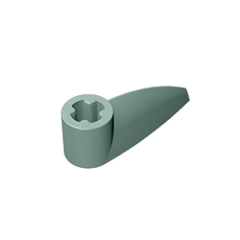 GOBRICKS GDS-1360 Bionicle 1 x 3 Tooth with Axle Hole - YWOBB