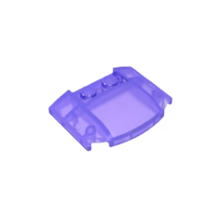 GOBRICKS GDS-1577 Wedge 3 x 4 x 2/3 Triple Curved - YWOBB