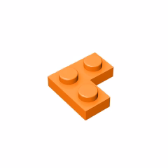 GOBRICKS GDS-585 Plate 2 x 2 Corner - YWOBB