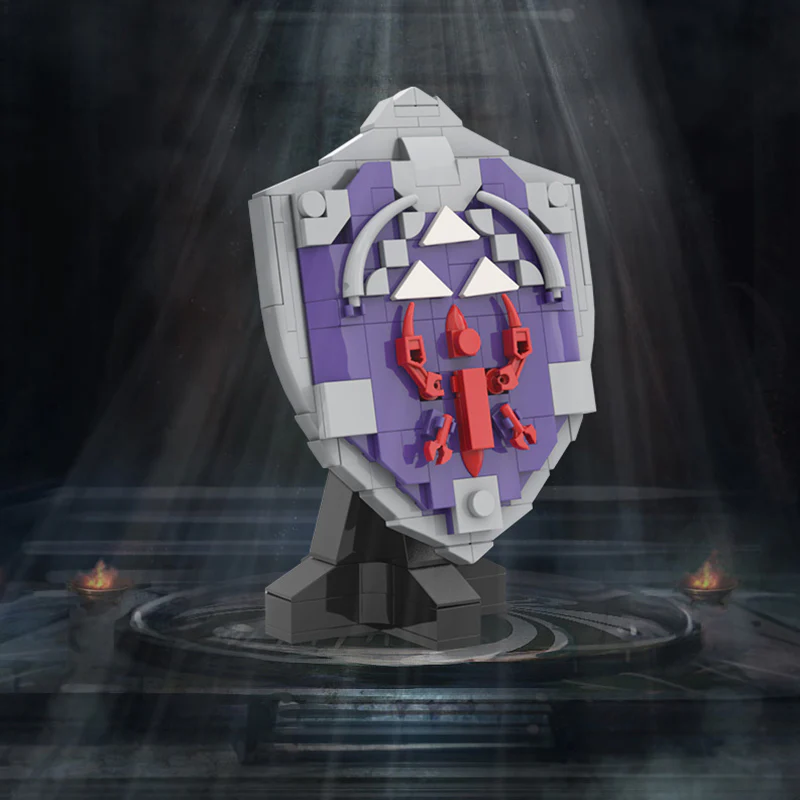 MOC C9291 Zelda Breath of the Wild, Tears of the Kingdom (Shield of Hylia) - YWOBB