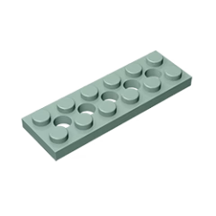 GOBRICKS GDS-698  Plate 2 x 6 with 5 Holes - YWOBB