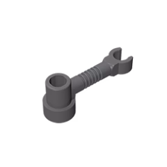 GOBRICKS GDS-1297 Bar 1 x 3 with Clip and Stud Receptacle - YWOBB