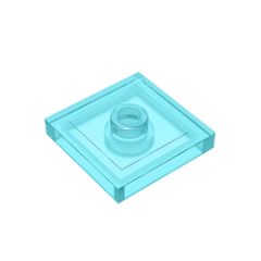 GOBRICKS GDS-805  Modified 2 x 2 with Groove and 1 Stud in Center - YWOBB