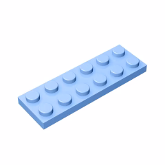 GOBRICKS GDS-512 Plate 2 x 6 - YWOBB