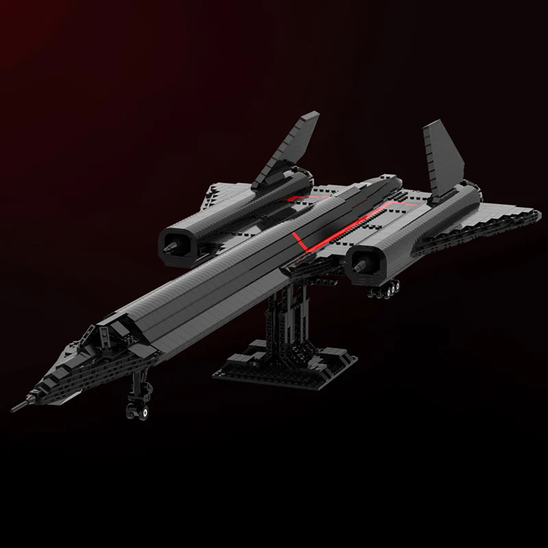 GOBRICKS MOC 20612 SR-71 Blackbird - YWOBB