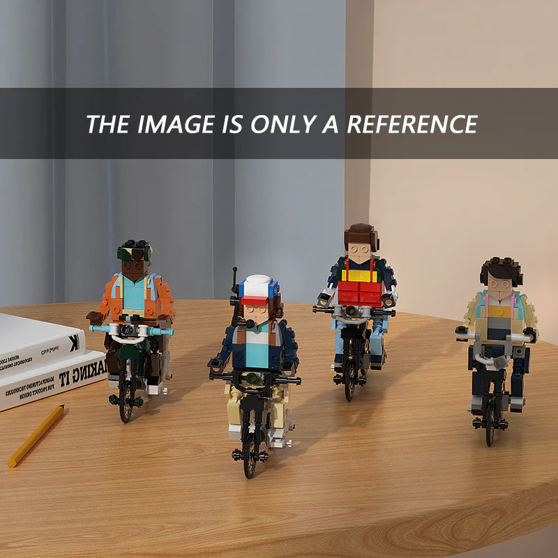 MOC C7367 Stranger Things Minifigure Bike - YWOBB