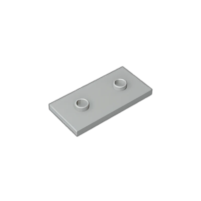 GOBRICKS GDS-90201 Plate Modified 2 x 4 with 2 Studs (Double Jumper) - YWOBB