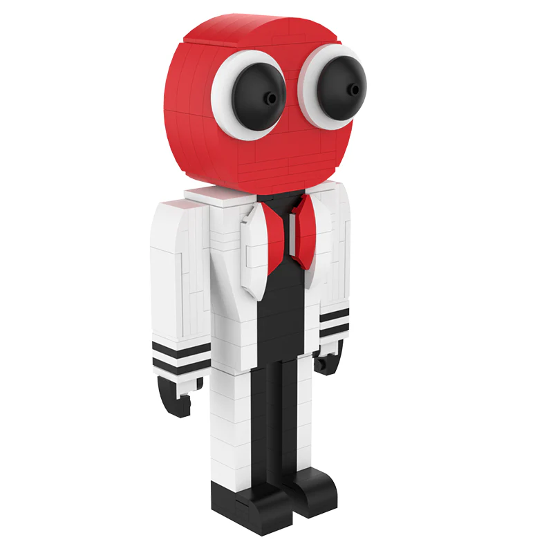 GOBRICKS MOC A0019 Rainbow Friends-Red - YWOBB