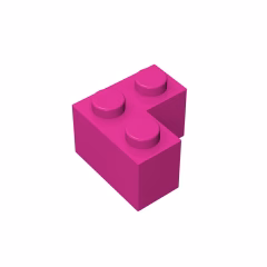 GOBRICKS GDS-572 Brick 2 x 2 Corner - YWOBB