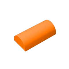 GOBRICKS GDS-1115 Curved 2 x 4 Double - YWOBB