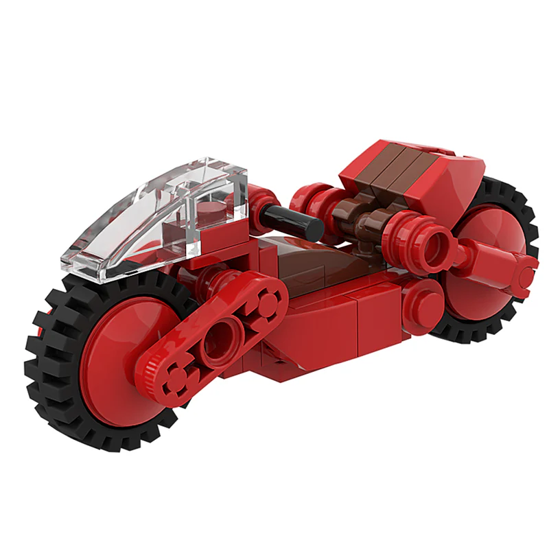GOBRICKS MOC A0163Y02 X hidden motorcycle - YWOBB