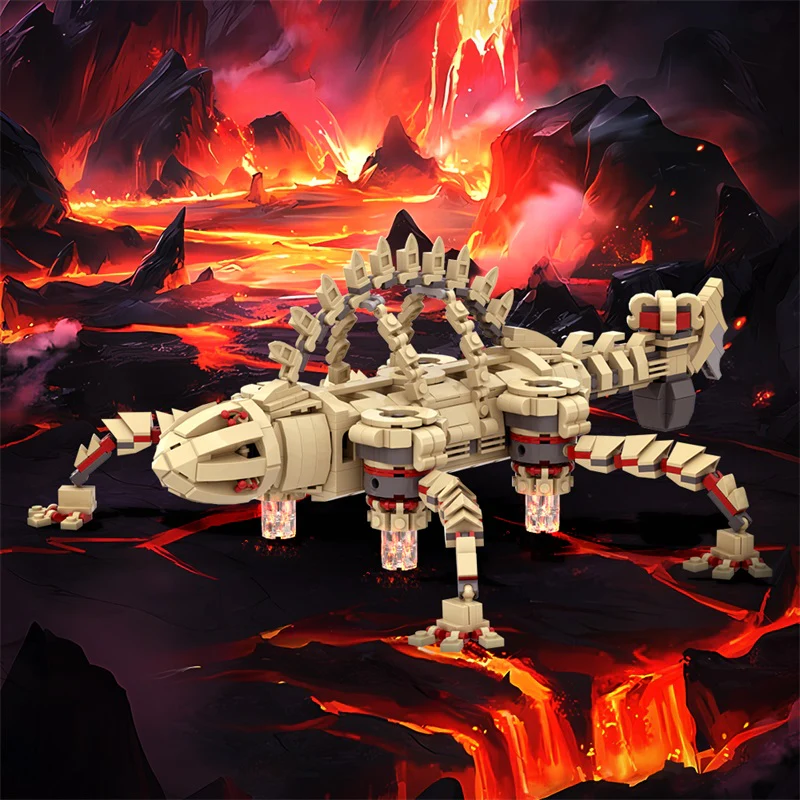 GOBRICKS MOC A1315 Zelda Breath of the Wild Fire Beast - YWOBB