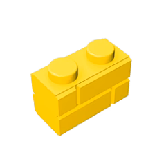 GOBRICKS GDS-631 Modified 1 x 2 with Masonry Profile - YWOBB