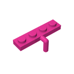 GOBRICKS GDS-735  Modified 1 x 4 with  Bar Arm Down - YWOBB