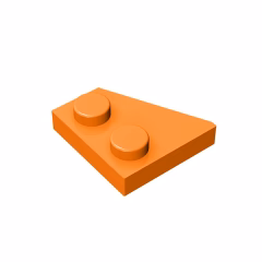 GOBRICKS GDS-560 Plate 2 x 2 Right - YWOBB