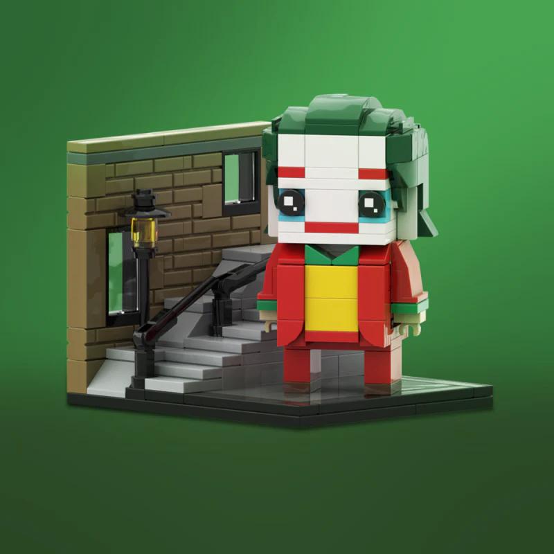 GOBRICKS MOC A0672 Clown 2 �?Staircase Clown - YWOBB