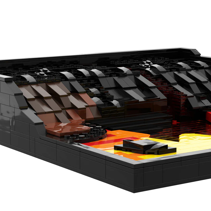 GOBRICKS MOC 144660 battle of mustafar - YWOBB