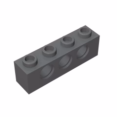 GOBRICKS GDS-625  Brick 1 x 4 with Holes - YWOBB