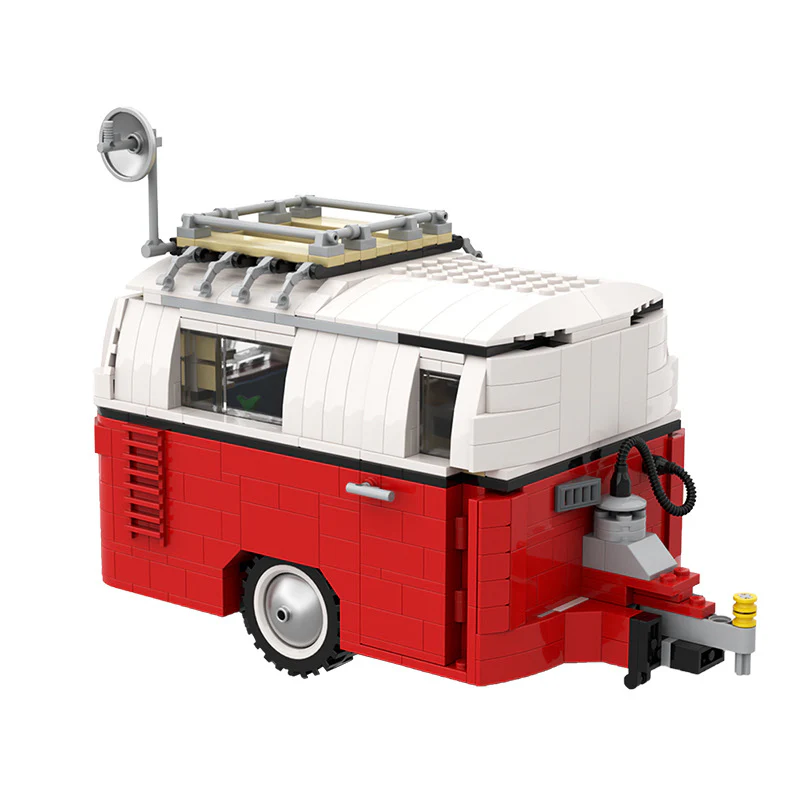 MOC 46121 Caravan / Camping Trailer For 10220 T1 Bus - YWOBB