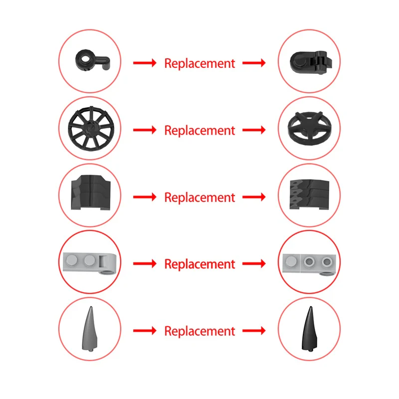 GOBRICKS MOC 182834 Marguerite Maida's P.R.A.W.N Suit - YWOBB