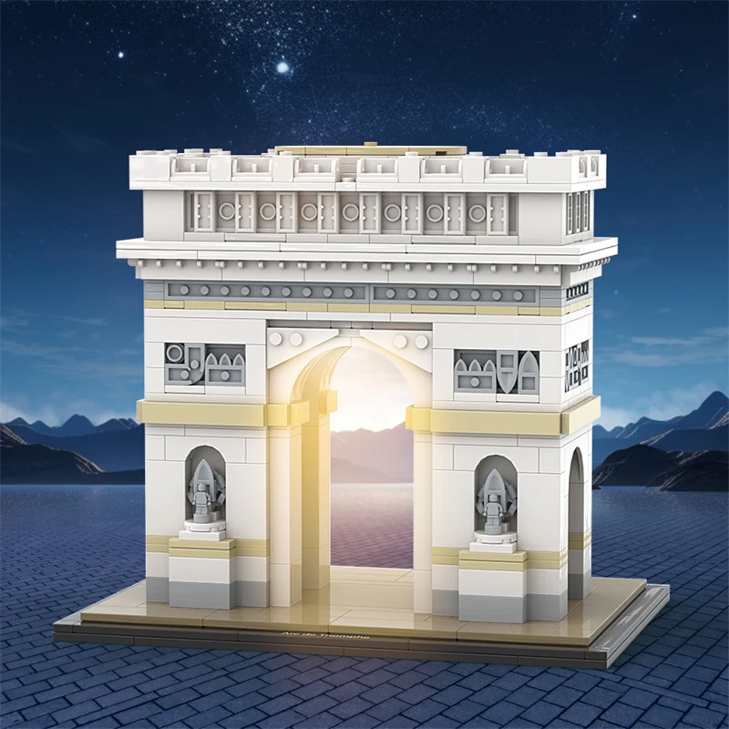 GOBRICKS MOC F-A0636 Arc de Triomphe - YWOBB