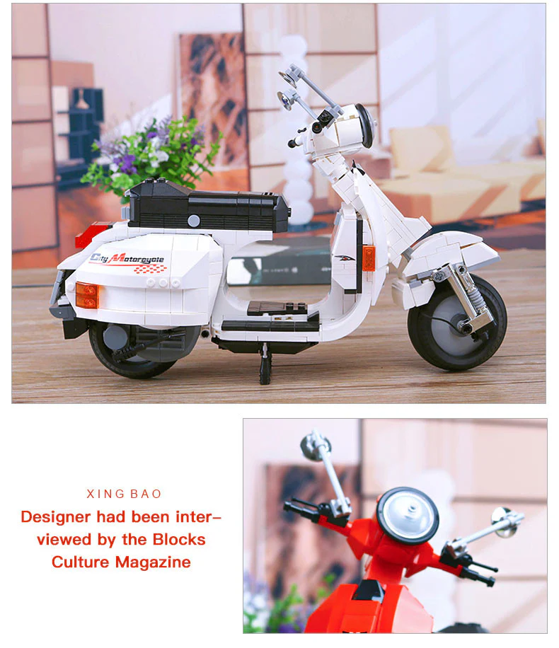 XINGBAO XB-03002 The Vespa P200 Moto - YWOBB